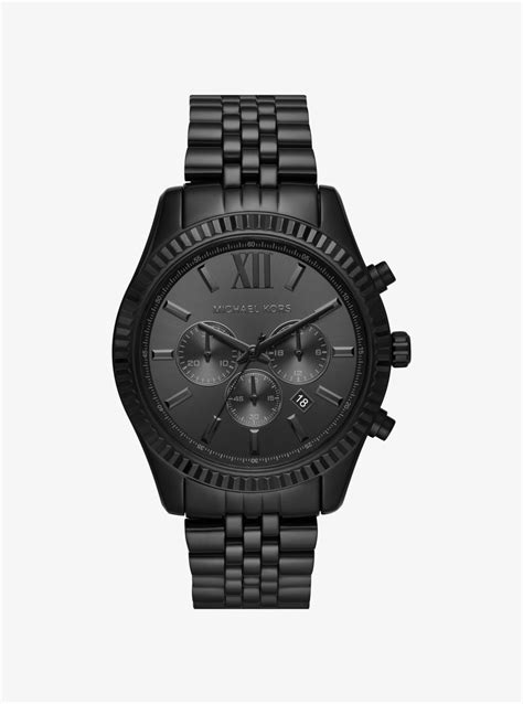 michael kors 251812 stainless|michael kors black tone watch.